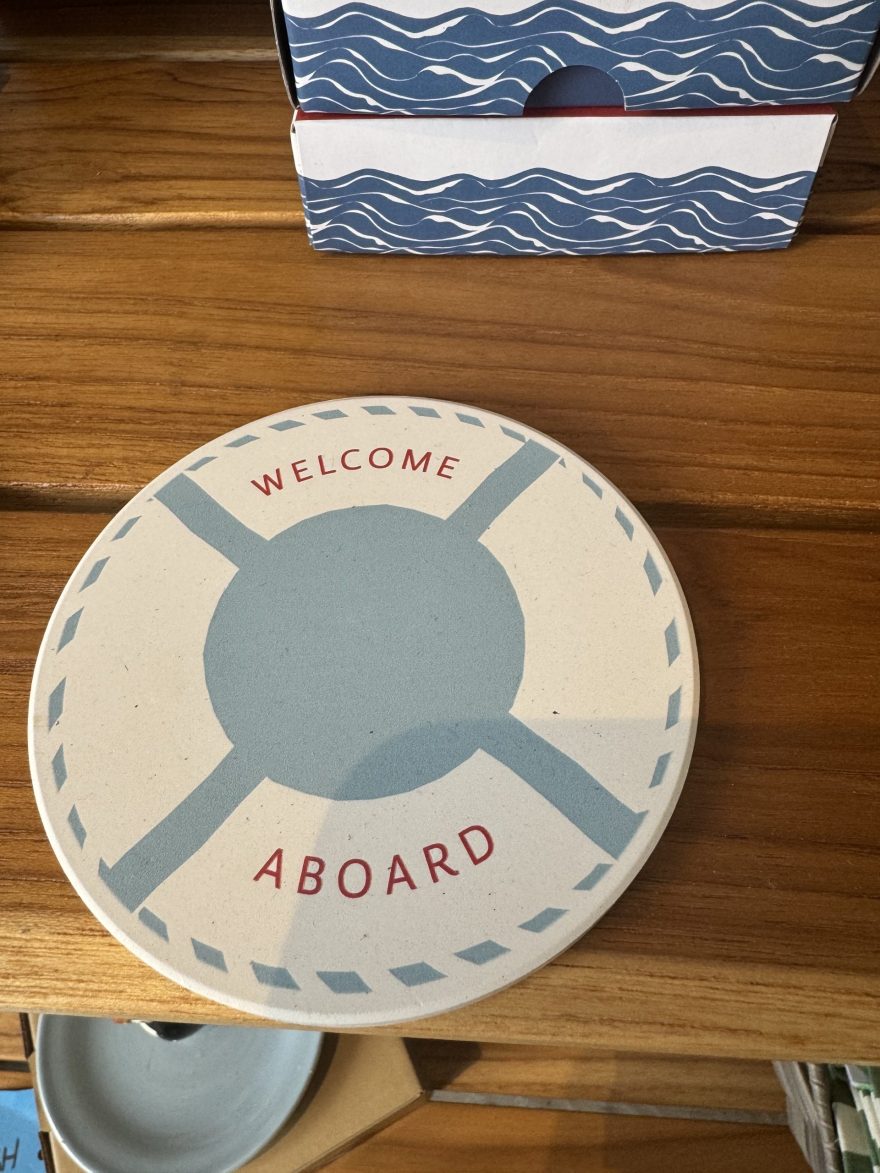 Set of 4 Welcome Aboard Coasters