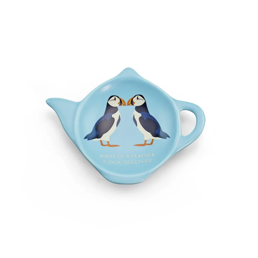 Tea Bag Holder - RSPB (Puffin Blue)