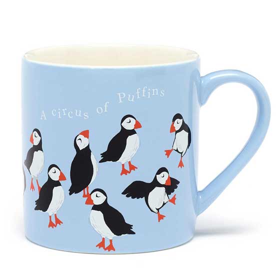 RSPB Circus of Puffins mug