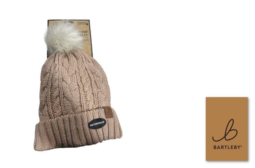 Bartleby Women's Cable Knit Bobble Hat